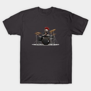 Rocker Sloth Drummer T-Shirt